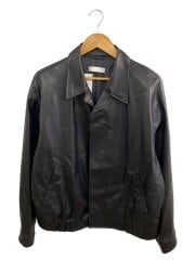 レザージャケット・ブルゾン/M/フェイクレザー/BLK/WYjk479