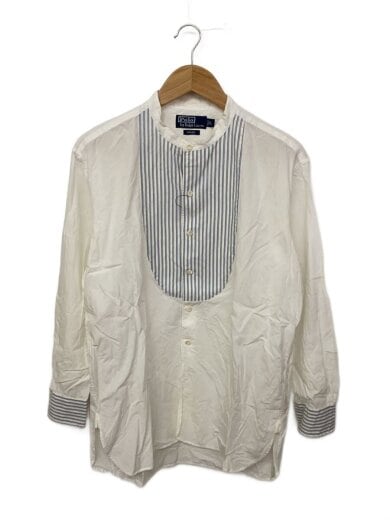 商品画像：SPADE/長袖シャツ/L/コットン/WHT/無地 1