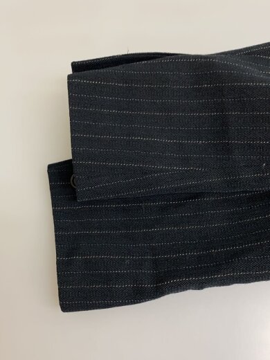 商品画像：1B/肩パッド/テーラードジャケット/6/ウール/BLK/ストライプ 5