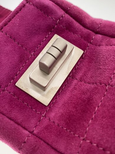 商品画像：チョコバー/フォンケース/ターンロック/チェーンショルダーバッグ/スウェード/PNK 7