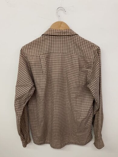 商品画像：60s/長袖シャツ/S/ポリエステル/BRW/ギンガムCK 2