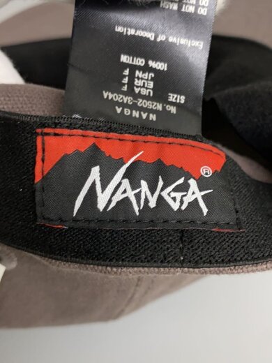 商品画像：CANVAS NNG LOGO CAP/キャップ/FREE/コットン/GRY/メンズ/N2502-3A204A 5