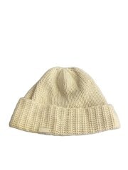 ニットキャップ/M/カシミア/CRM/メンズ