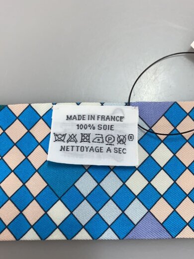 商品画像：スカーフ/シルク/BLU/総柄/レディース/COLLIER DE CHIEN 2