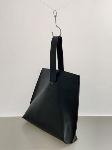 商品画像：ハンドバッグ/レザー/BLK/無地/ワンハンドルバッグ 2