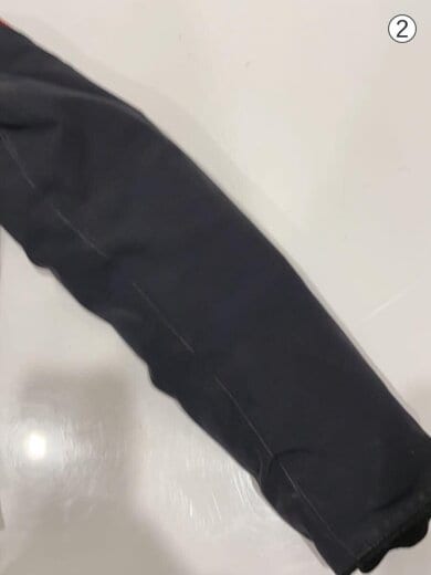 商品画像：ロングダウンジャケット/M/ナイロン/BLK/無地 7