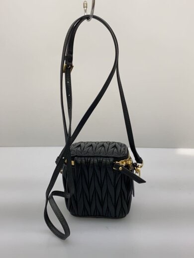 商品画像：マテラッセポチェットショルダーバッグ/レザー/BLK/5nr018 3