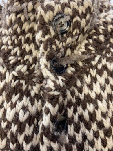 商品画像：02AW/カウチン/カーディガン(厚手)/--/ウール/BRW/総柄 8