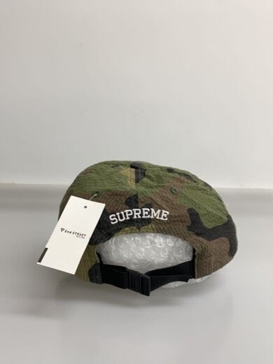 商品画像：24ss/Seersucker S Logo 6-Panel/キャップ/--/コットン/GRN/カモフラ/メンズ 3