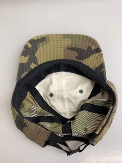 商品画像：24ss/Seersucker S Logo 6-Panel/キャップ/--/コットン/GRN/カモフラ/メンズ 4