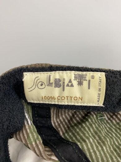 商品画像：24ss/Seersucker S Logo 6-Panel/キャップ/--/コットン/GRN/カモフラ/メンズ 6