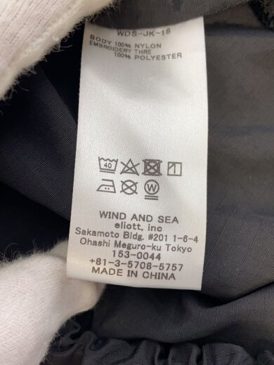 商品画像：ナイロンジャケット/M/ナイロン/BLK/無地/WDS-JK-18 5