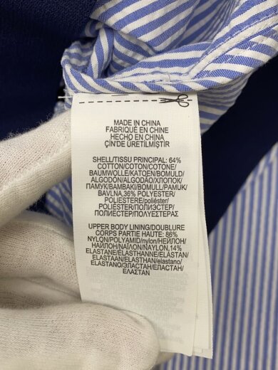 商品画像：現行/シアサッカー/ジャケット/M/コットン/BLU/ストライプ 4