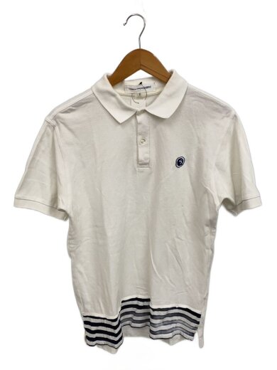 商品画像：ポロシャツ/S/コットン/WHT/S16088 1