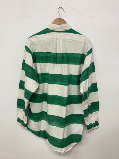 商品画像：BDシャツ/長袖シャツ/L/コットン/WHT/ボーダー 2