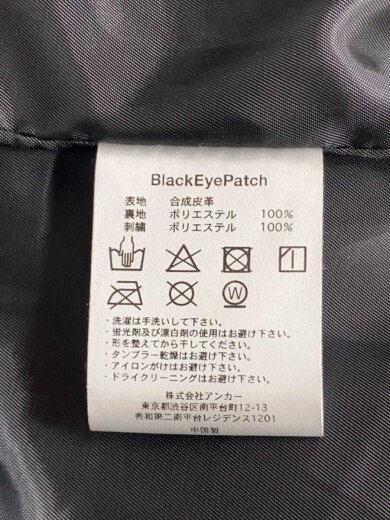 商品画像：KANJI TAPEDLEATHER/ジャケット/L/フェイクレザー/BLK 4