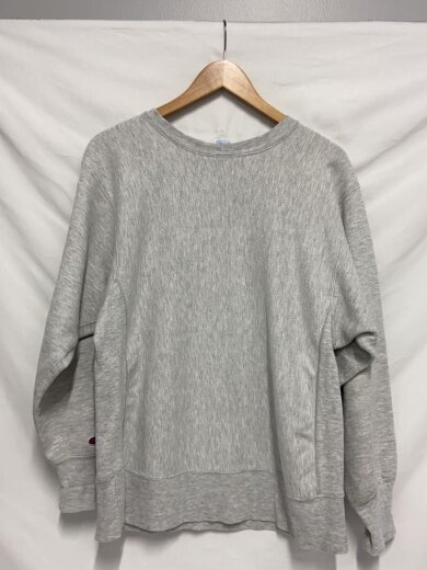 商品画像：80s/REVERSE WEAVE/USA製/トリコタグ/スウェット/L/コットン/GRY/無地 2