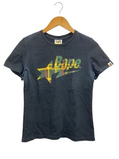 スター/Tシャツ/S/コットン/BLK/全体的に使用感有