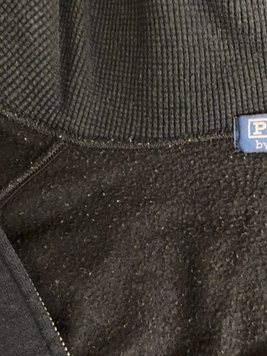 商品画像：160/ビッグポニージップパーカー/--/コットン/BLK 6