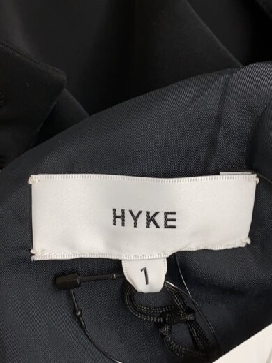 商品画像：MOCKNECK DRESS/長袖ワンピース/1/ポリエステル/BLK/無地/16038 3