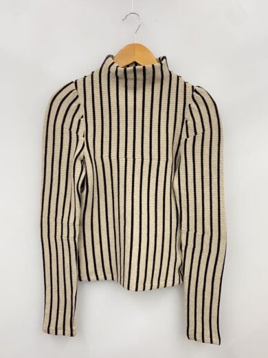 商品画像：ニット・セーター(薄手)/XS/ウール/BRW/ボーダー/S32GC0518 1