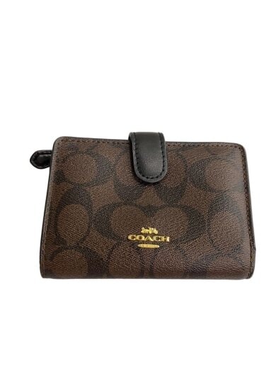 商品画像：シグネチャー2つ折り財布/--/BRW/総柄/レディース/cw786⑨/ブラウン 1