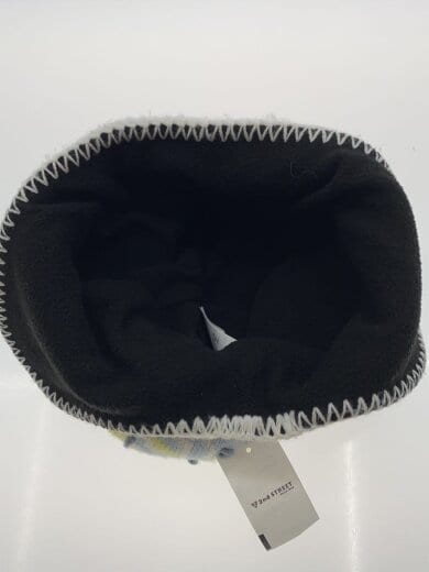 商品画像：Felt Applique Earflap Beanie/FREE/ポリエステル/WHT/総柄/メンズ 3