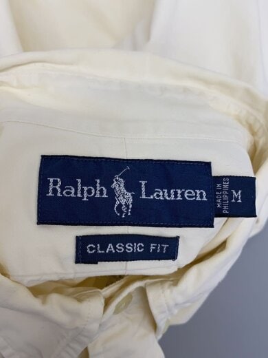 商品画像：00s/CLASSIC FIT/BDシャツ/長袖シャツ/M/コットン/WHT/無地 3