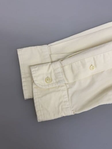 商品画像：00s/CLASSIC FIT/BDシャツ/長袖シャツ/M/コットン/WHT/無地 4