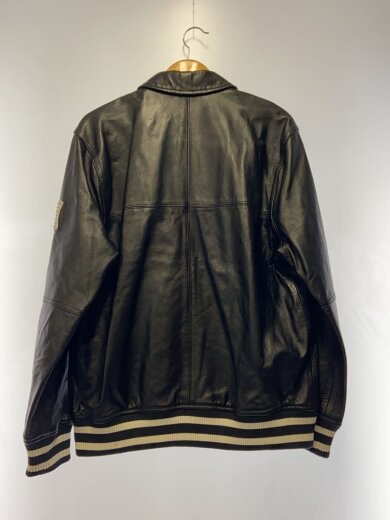 商品画像：16SS/Uptown Studded Leather Varsity Jacket/レザージャケット/L/BLK 2