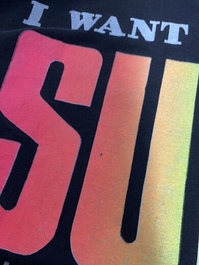 商品画像：推定80s～/バルバドス製/Tシャツ/XL/コットン/BLK/プリント 6