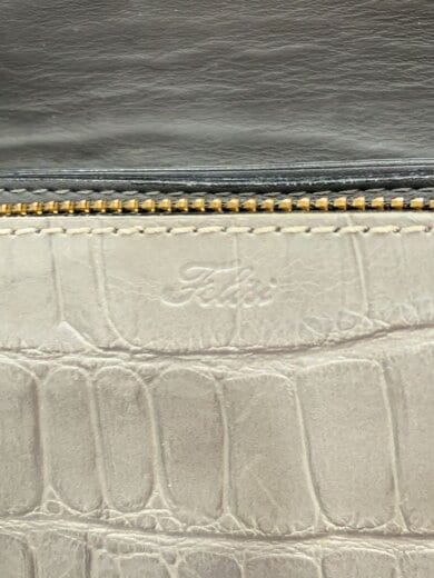 商品画像：クロコ/型押し/長財布/レザー/GRY/アニマル/レディース/3005/12 3