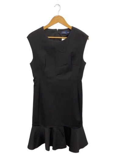 商品画像：フレアノースリーブワンピース/12/レーヨン/BLK 1