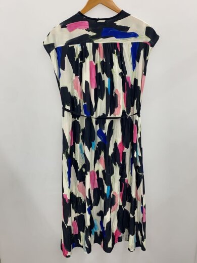 商品画像：ノースリーブワンピース/--/ポリエステル/マルチカラー/総柄/1526-1-623880/ギャザー フレ// 2