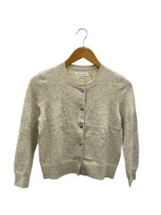 スナップボタンクルーネックカーディガン(薄手)/38/コットン/BEG/78-02-73-02005