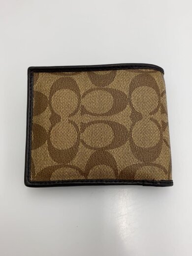 商品画像：2つ折り財布/レザー/BRW/総柄/レディース 2