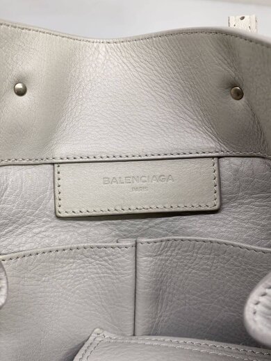 商品画像：ザペーパー/トートバッグ/レザー/GRY/255412 5