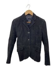 3Bスエードテーラードジャケット/7/羊革/BLK