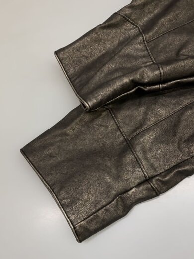 商品画像：BIG SLEEVE FAUX LEATER/ジャケット/FREE/BLK/無地/510ISA30-0211 5