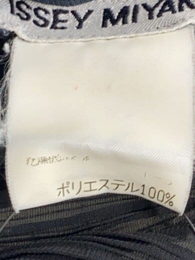 商品画像：ハイネックプリーツグラデーション長袖カットソー/L/ポリエステル/BLK/IM53FJ945/ブラック 5