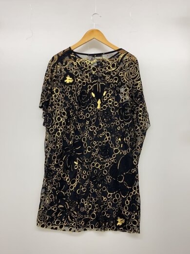 商品画像：半袖ワンピース/2/レーヨン/BLK/総柄/TC31JH348// 2
