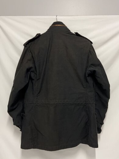 商品画像：M-65/ブラスジップ/後染め/ジャケット/--/コットン/BLK/無地 2