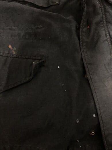 商品画像：M-65/ブラスジップ/後染め/ジャケット/--/コットン/BLK/無地 5