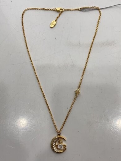 商品画像：月/オーブネックレス/--/GLD/トップ無/レディース/DORINA MOON①// 2
