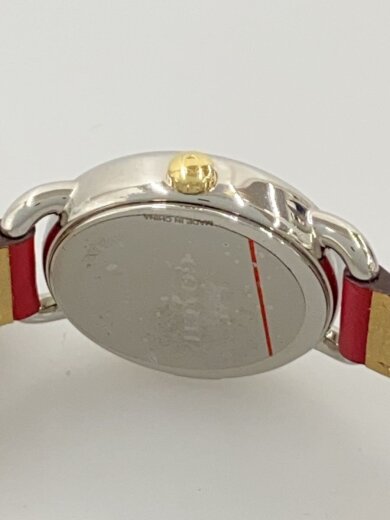 商品画像：クォーツ腕時計/アナログ/レザー/WHT/RED/CA97.7.14.1523 3