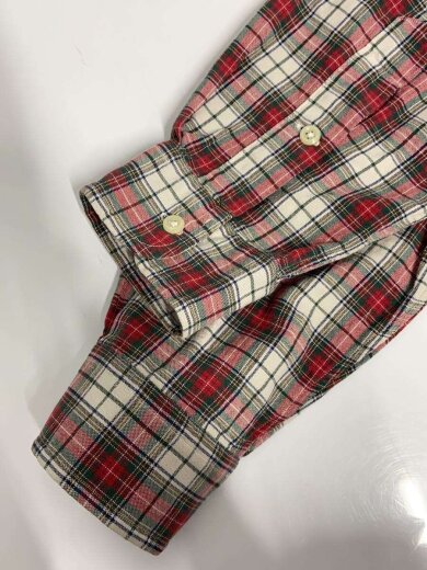 商品画像：90s/BDシャツ/BLAIRE/長袖シャツ/S/コットン/RED/チェック 6