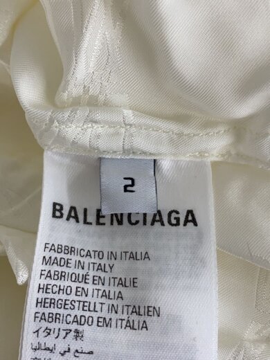 商品画像：BB MONOGRAM TWISTED/長袖シャツ/2/レーヨン/WHT/総柄/704461 4