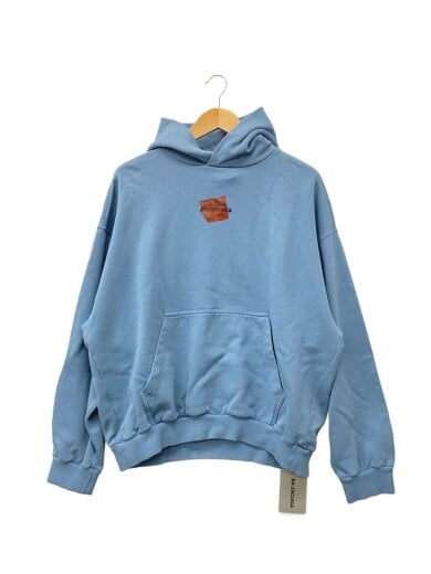 商品画像：パーカー/S/コットン/BLU/無地/767877/タグ付/テープ 1
