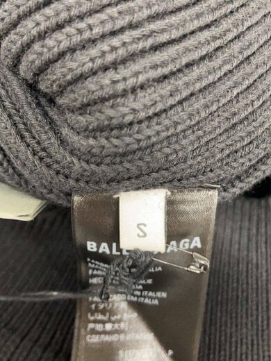 商品画像：24AW/ニット・セーター(厚手)/S/コットン/BLK/812125 4