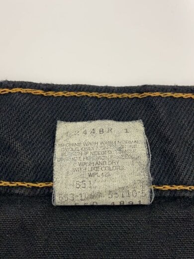 商品画像：ボトム/32/デニム/BLK/無地 5